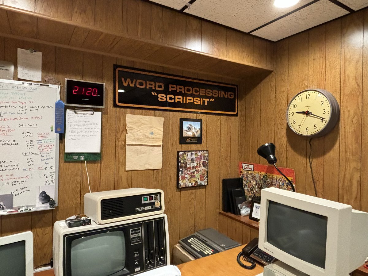 I saw the signs.  And they opened up my eyes…I saw the signs.  😁 These old Radio Shack store signs really tie things together.