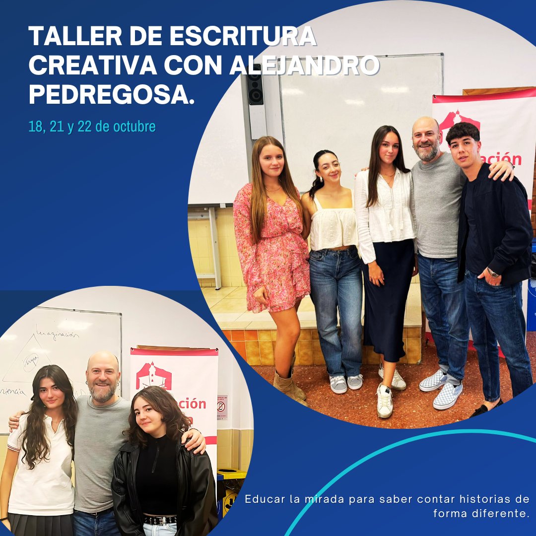 Nuestros estudiantes de Bachillerato han participado en un Taller de Creación Literaria con el escritor Alejandro Pedregosa. Inspiración y nuevas técnicas de la mano de un gran autor. ¡Pasión por la escritura! #TallerLiterario #BachilleratoCreativo colegioalboran.es/?p=90181