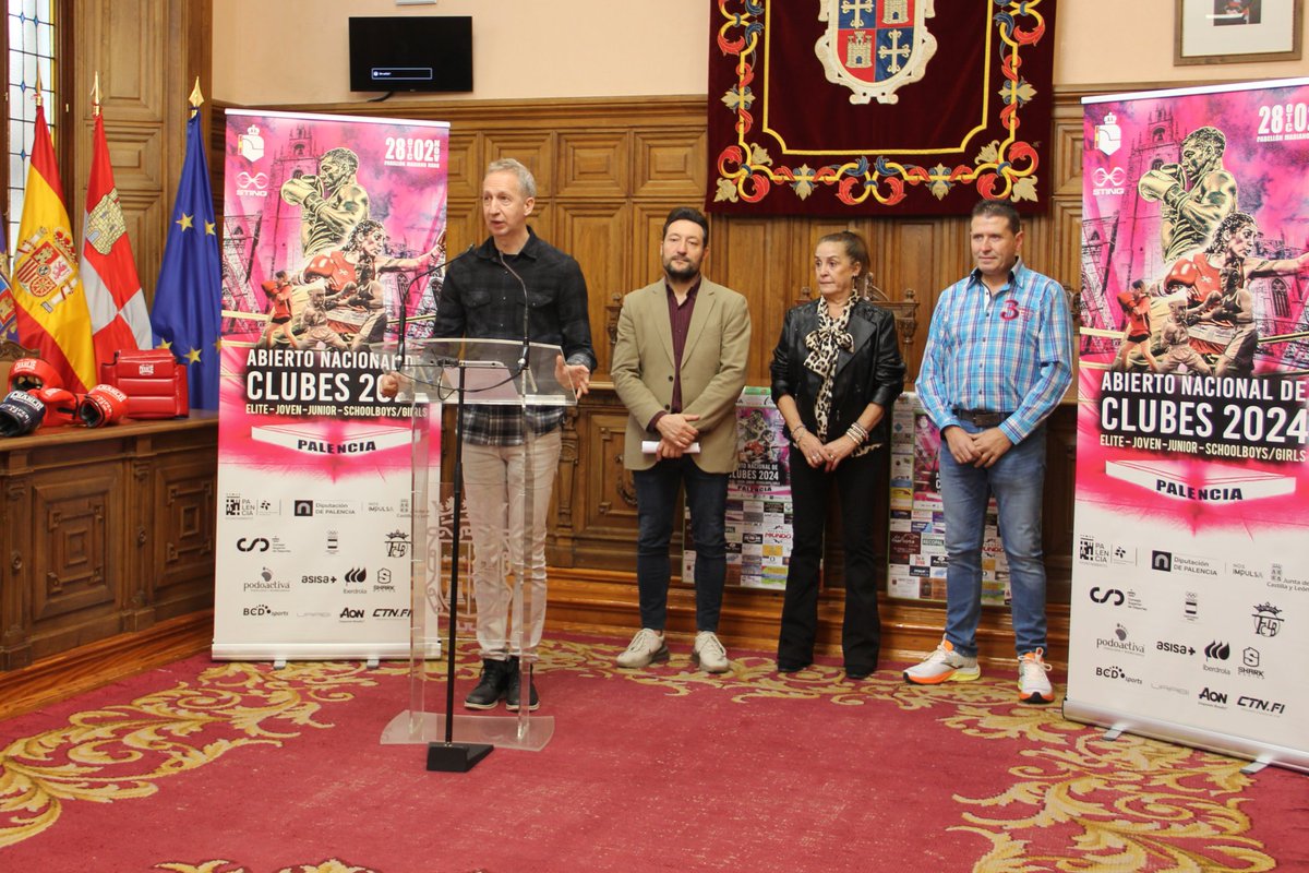 PalenciaAyto's tweet image. Más de 500 #boxeadores se citan en #Palencia en el #AbiertoNacionaldeClubes con la asistencia de Enmanuel Reyes, bronce olímpico. El evento, que se desarrollará del 28 de octubre al 2 de noviembre en el #PabellónMarianoHaro, promete un impacto económico.
aytopalencia.es/noticia/mas-de…
