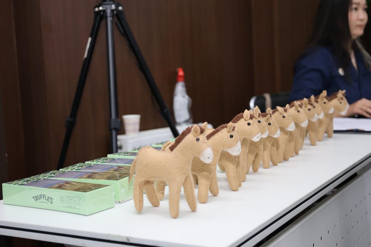 Some more moments from today – grateful to everyone who took part! We could even hear the galloping sounds of khulans in the distance, a reminder of why we’re here. #KhulanConservationDay