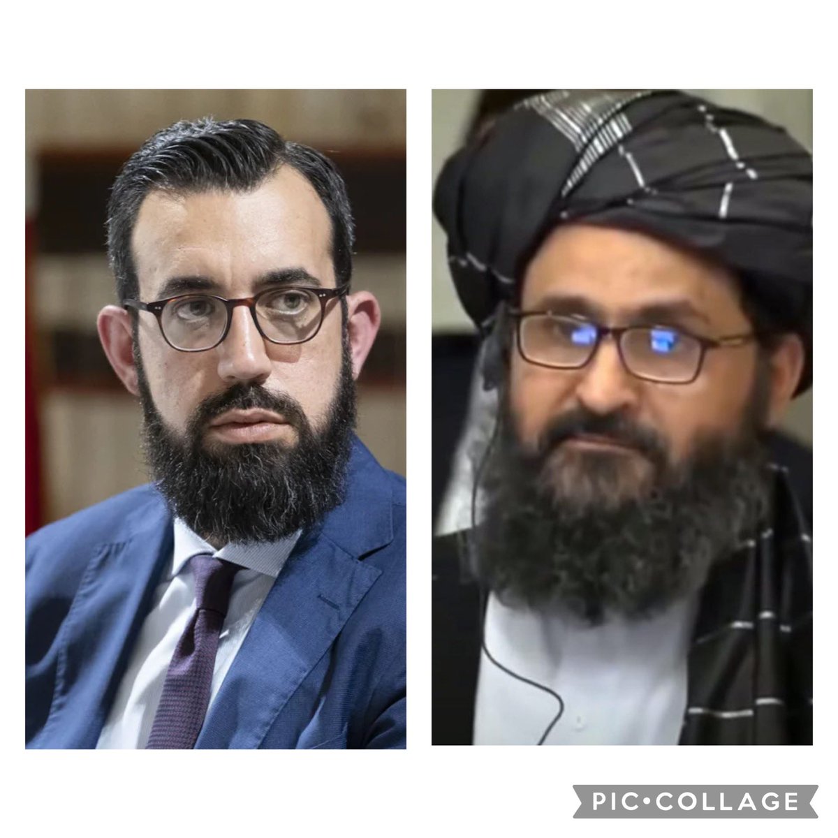 Marco_dreams's tweet image. Due talebani a confronto, uno cattolico ed uno islamico.
Differenze?
Il turbante.