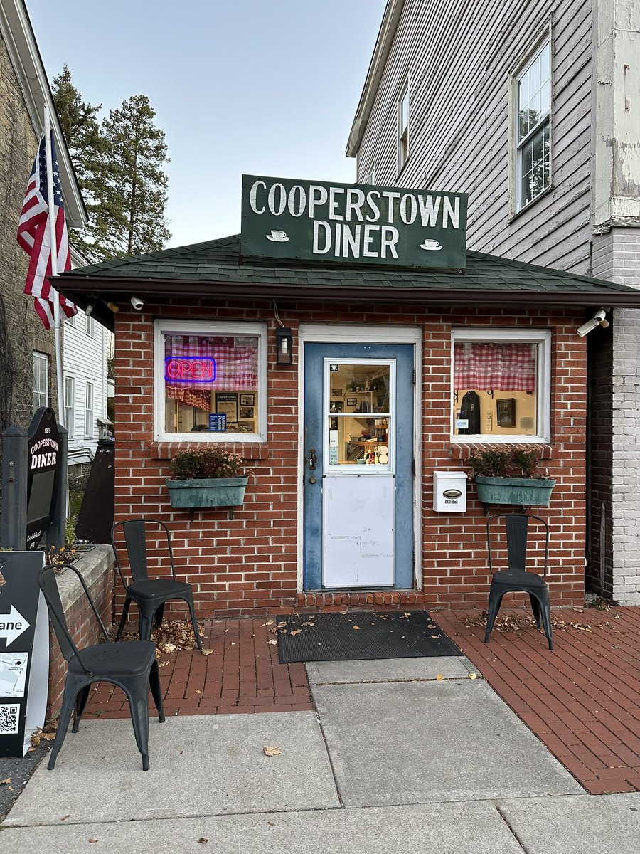 On the morning of the Fall Classic, no better place to start your day. #WorldSeries #Cooperstown