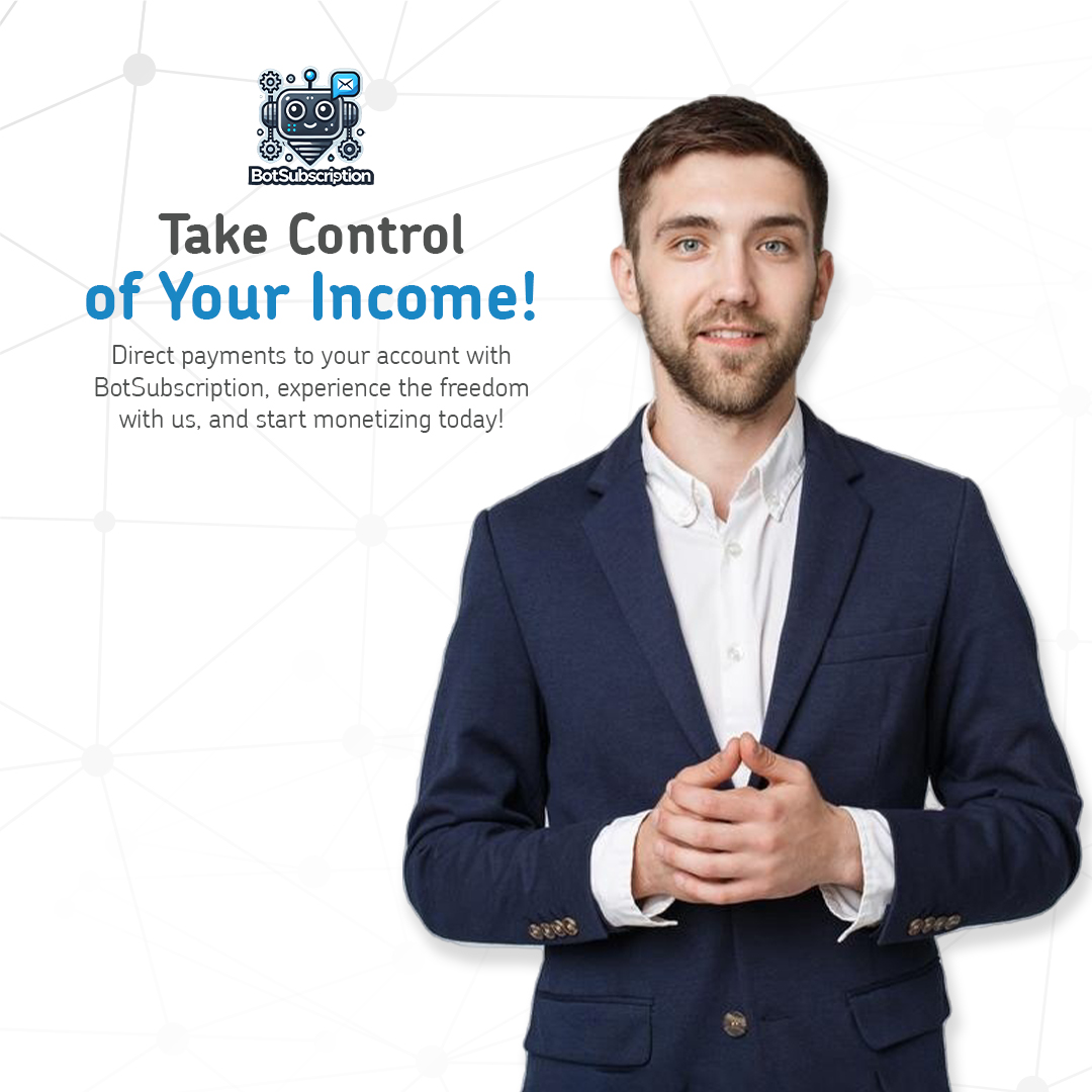 TelegramBotSub's tweet image. With BotSubscription, you can direct payments straight to your account and experience the freedom to start monetizing today.
botsubscription.com
#botsubscription #digitalentrepreneur #techforcreators