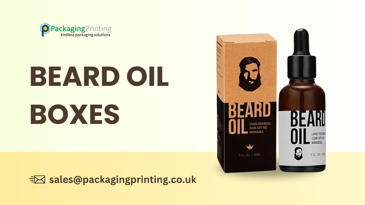 packprint_co_uk's tweet image. Elevate your beard oil brand with custom-designed Beard Oil Boxes! Perfect for UK brands wanting to make a strong, eco-friendly impression. 🧔🌱
#BeardOilPackaging #EcoFriendlyPackaging #ProductBoxes #CustomBoxes #BeardOil #PackagingDesign #BrandingSolutions