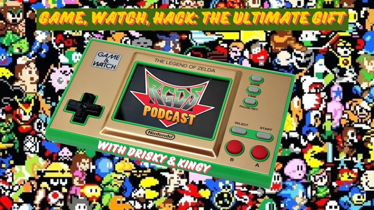RGDSpodcast's tweet image. Following on from the last episode about Arcade Club, the Drisky and Kingy do an episode on the gift they received at the meetup. They go through the list of their favourite games that were cram-packed into the hacked Game & Watch systems they received.
retrogamingdailyshow.libsyn.com/348-game-watch…