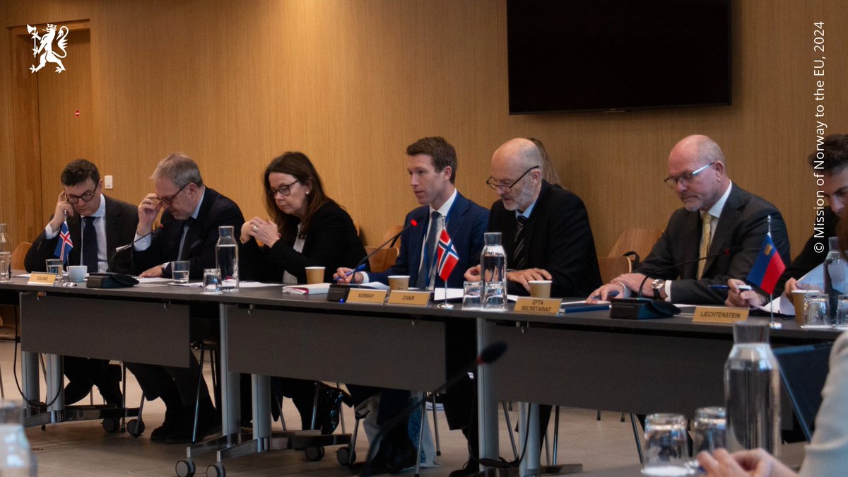 In today’s meeting, the EEA Joint Committee incorporated six new legal acts on financial services into the EEA Agreement, thus maintaining a level playing field in this important area of the #InternalMarket #EEA30 🇪🇺🇮🇸🇱🇮🇳🇴