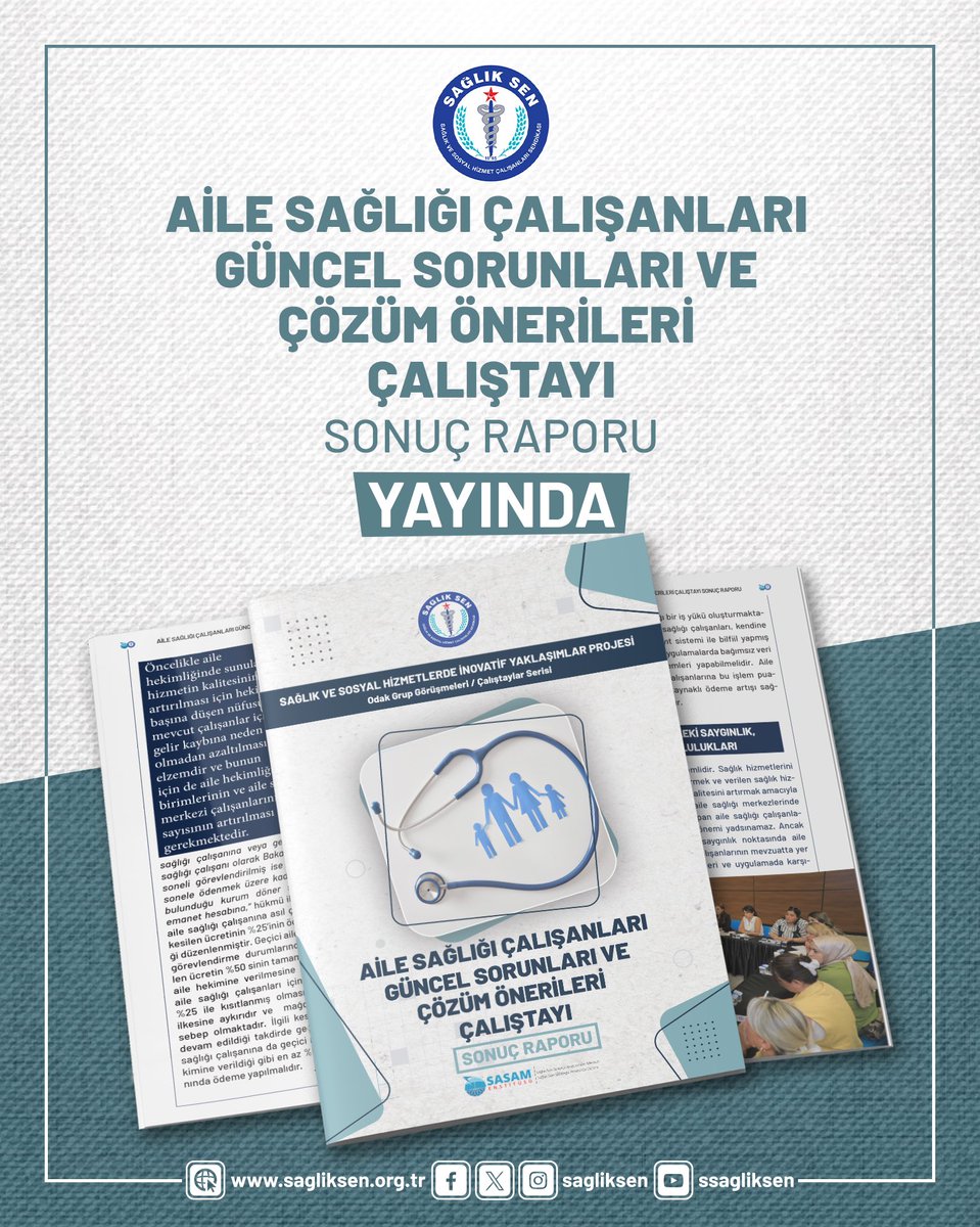 Aile sağlığı çalışanlarının güçlendirilmesini ve mesleklerini icra ederken duydukları memnuniyetin artmasını, aile hekimliği sisteminin geleceği açısından son derece önemli buluyoruz. 

Ayrıca, görev, yetki ve sorumluluklar net olarak tanımlanmalıdır. Mevzuatta yer alan muğlak