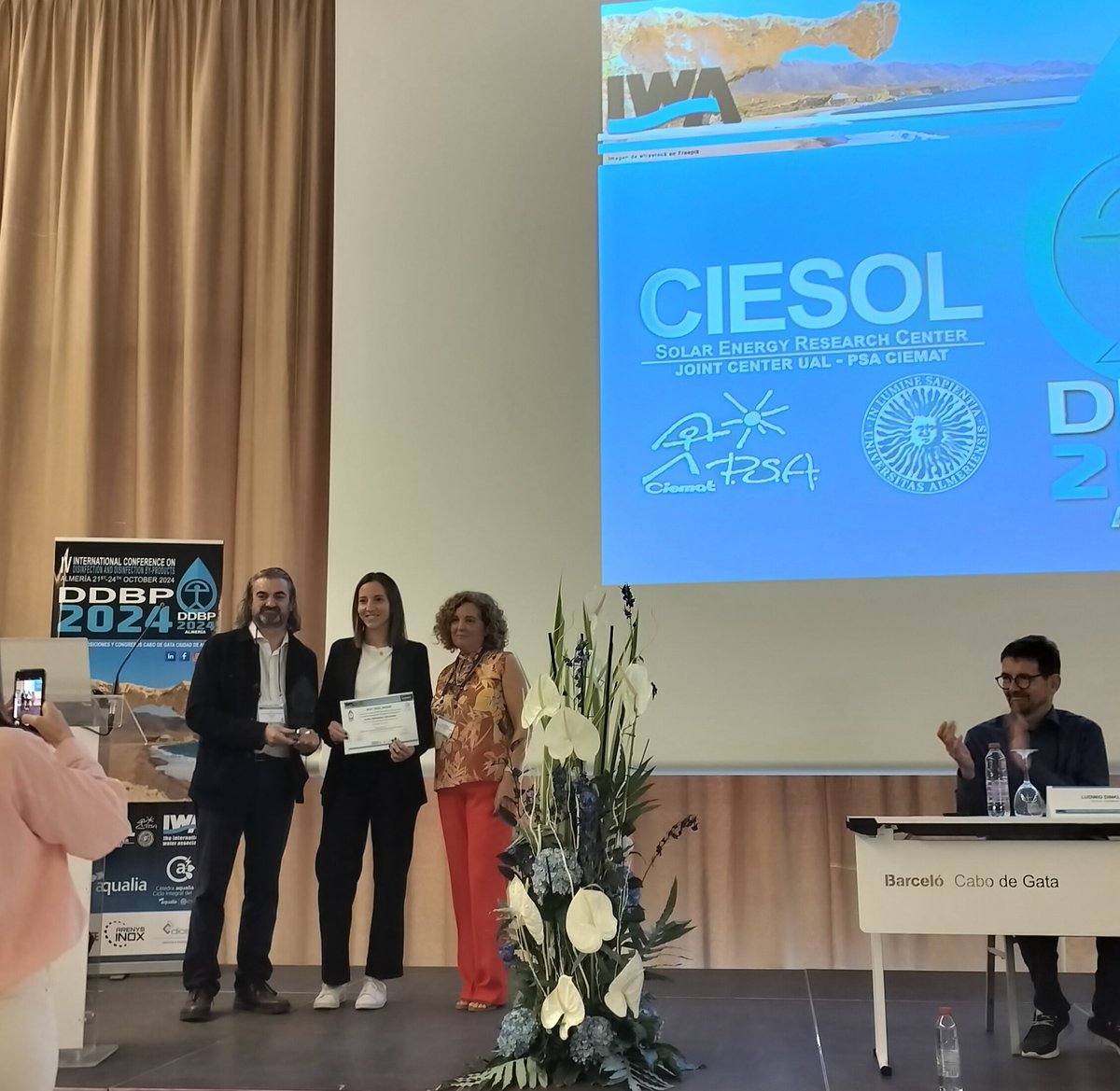 _AlbaCC's tweet image. Back from a wonderful edition of the #DDBPs conference 👏. 

@LEQUIA_UdG Drinking Water team participated with 4 contributions 💧📊 &amp;amp; we are proud to highlight the award for Best Oral Presentation 🏆 given to @laurafega1 for her work in collaboration with the @dica_polimi