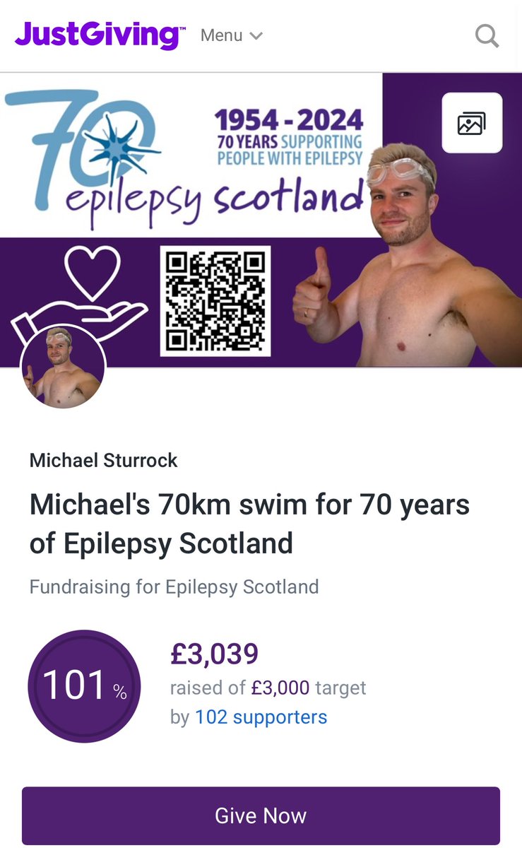 £3000 target smashed✅

Thanks all. Shan’t be looking at let alone submerging myself in any body of water for the next 70 years.