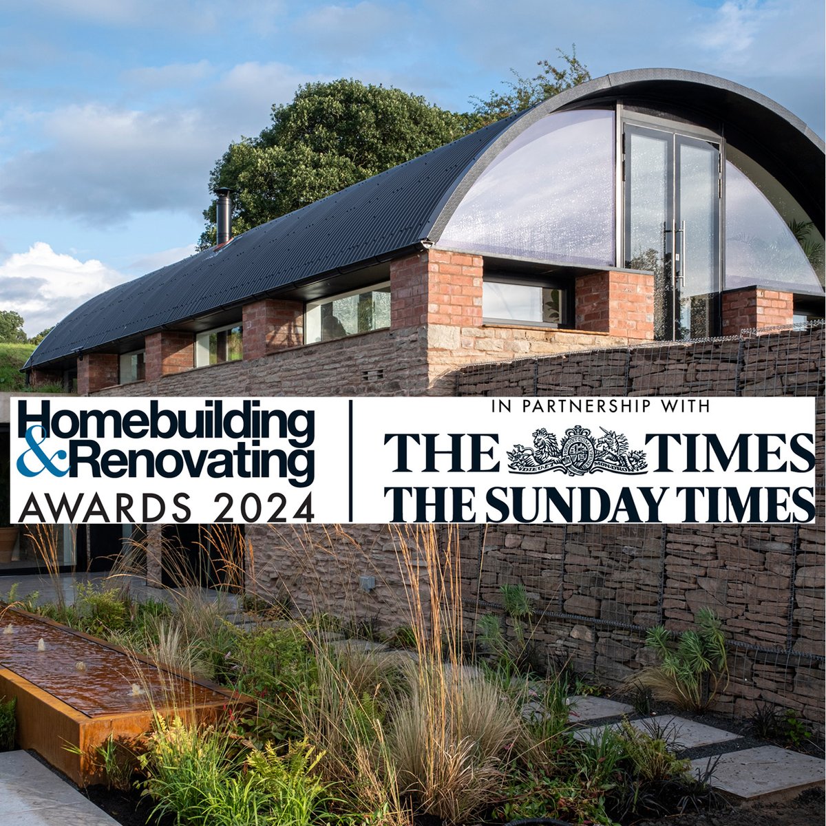 We're delighted to have been Shortlisted in the Best Conversion and Best Contemporary Categories of the Times Homebuilding &amp; Renovating Awards 2024 for our project, Clifford Reservoir, amongst a host of outstanding projects across the UK. Please vote - homebuilding.co.uk/news/awards