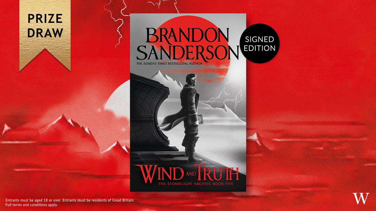 Waterstones (@waterstones) on Twitter photo To celebrate the long-awaited release of <a href="/BrandSanderson/">Brandon Sanderson</a>'s WIND AND TRUTH, we're giving away a signed and dedicated Exclusive Edition! Details here: waterstones.com/win/wind-and-t… To celebrate the long-awaited release of <a href="/BrandSanderson/">Brandon Sanderson</a>'s WIND AND TRUTH, we're giving away a signed and dedicated Exclusive Edition! Details here: waterstones.com/win/wind-and-t…