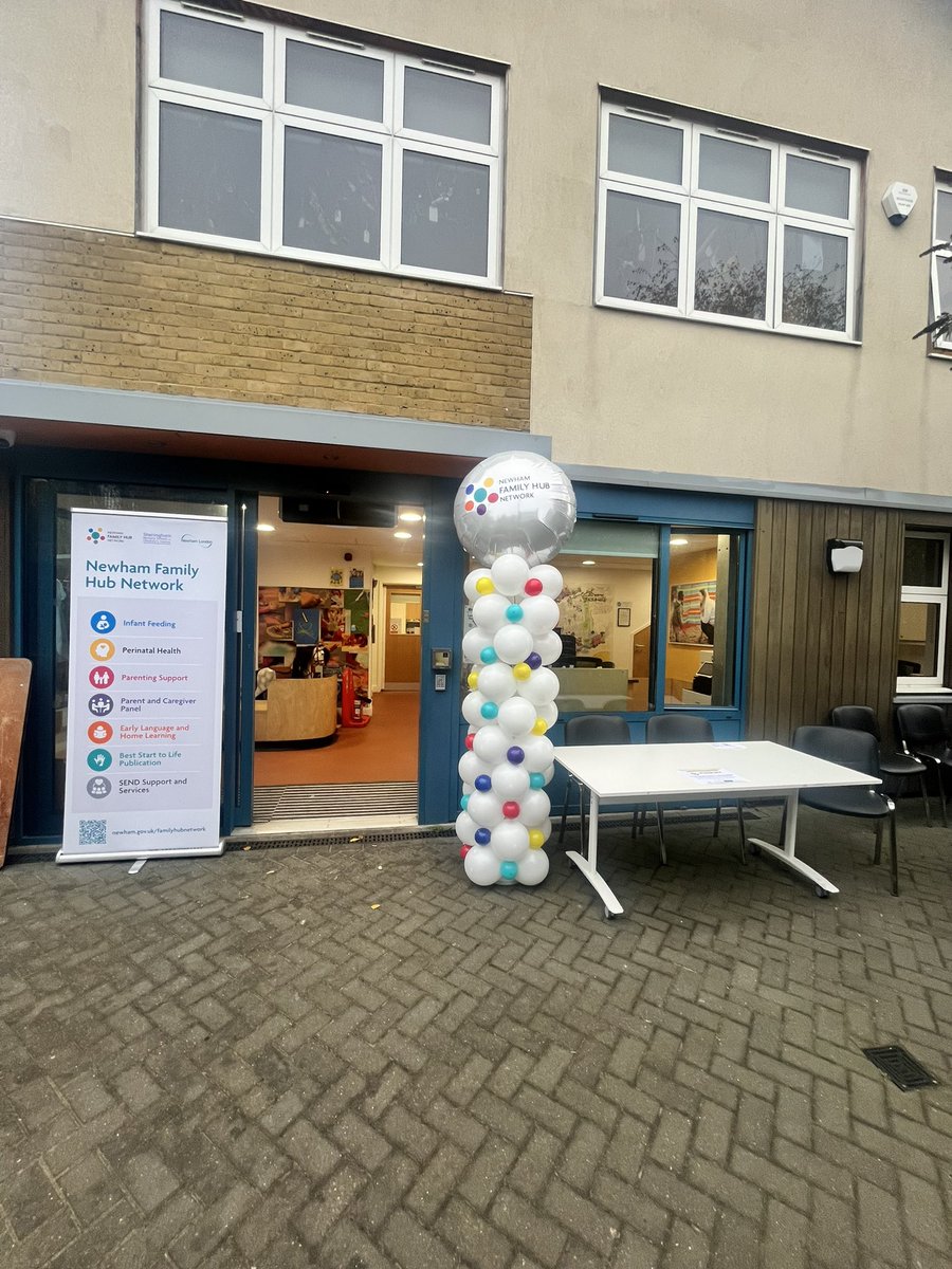 We are busy preparing for our Community Day and Launch of the Family Hub. Please come and join us today 10am-2pm for fun activities for all the family
<a href="/lindseyfrostie/">Lindsey</a> 
<a href="/NewhamLondon/">Newham London 💙</a>