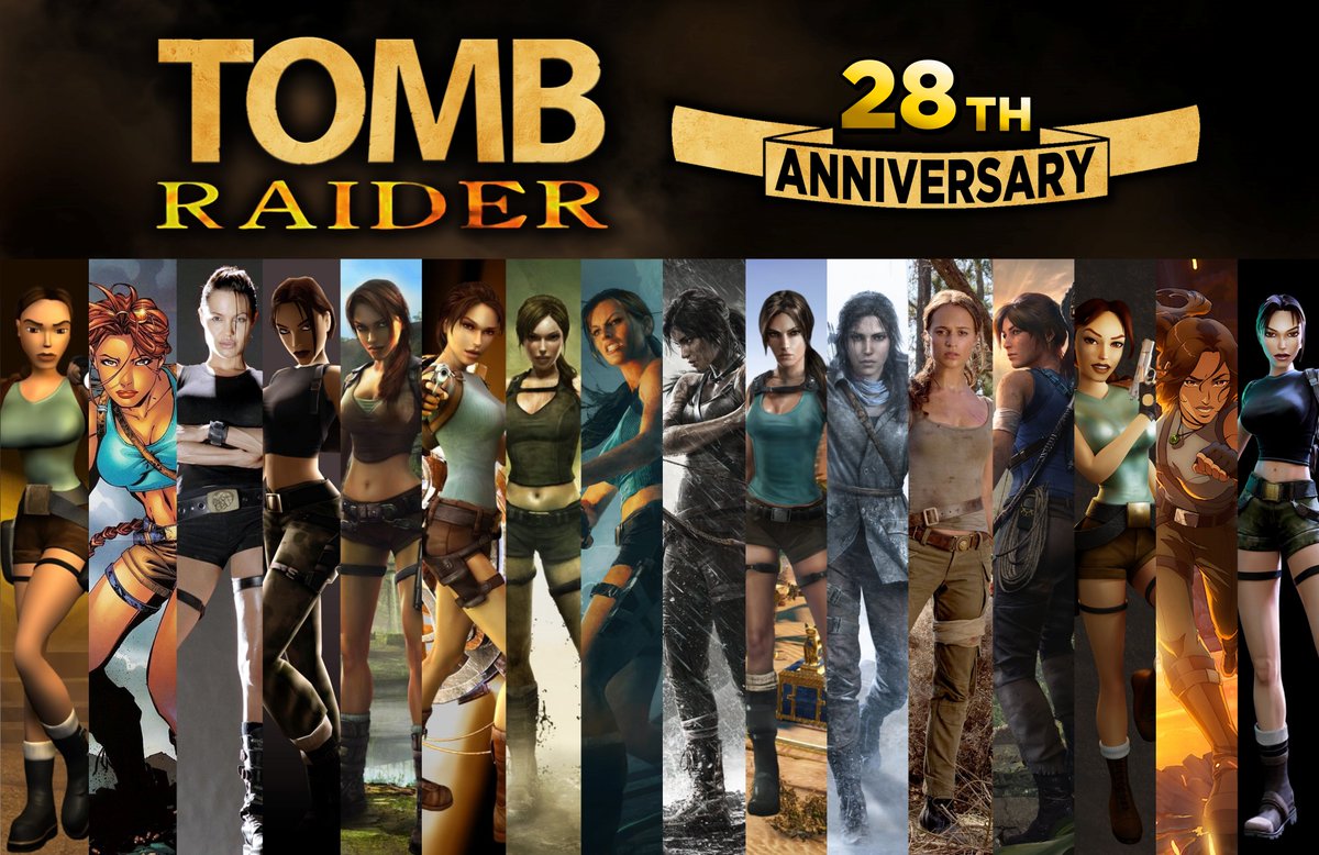 28 years ago, a legend was born.

Happy birthday to the very first Tomb Raider game and to the entire franchise that followed! 🎉

Tomb Raider &amp; Lara Croft united us, sometimes divided us, but one thing is sure, because we all have this in common as fans:
WE ALL LOVE TOMB RAIDER!