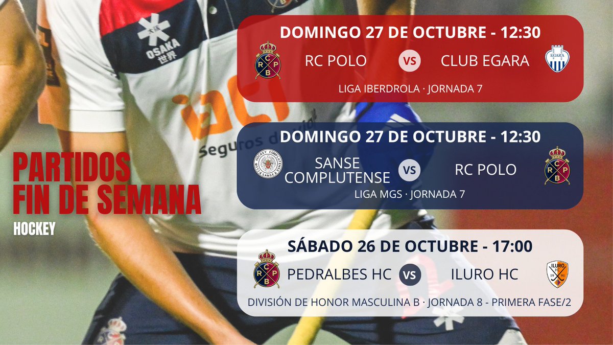 🏑 PARTIDOS ⏬

#hockeyEspaña #LigaMGS #LigaIberdrola #hockey
