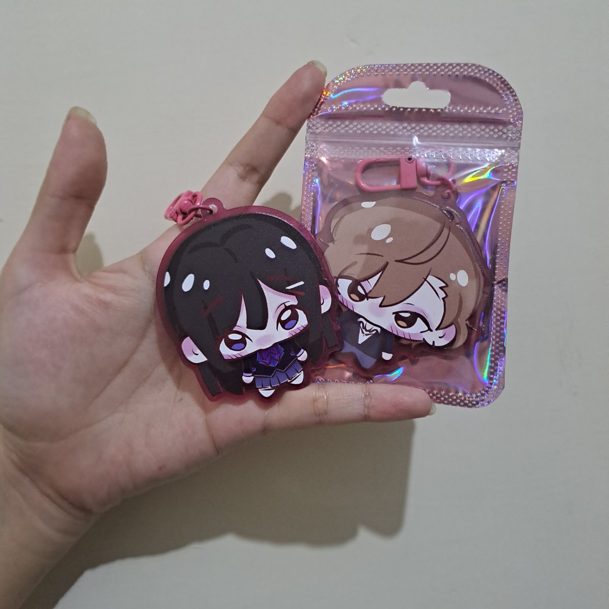 Dys_isMyaa's tweet photo. SAMPLE CAME TODAY!! They look so cute 
Like a candy in a wrapper https://t.co/l8yLHjvY0v