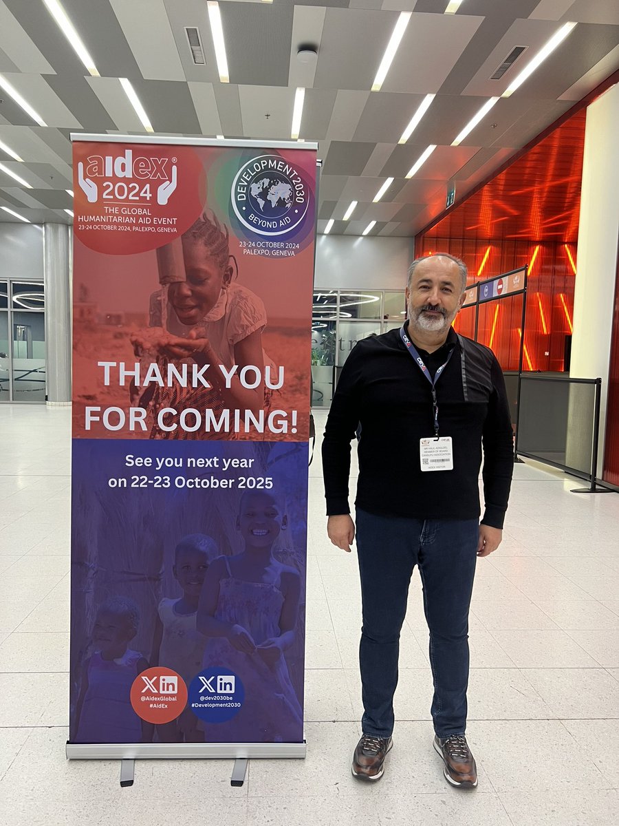 23-24 Ekim 2024 tarihlerinde Cenevre’de düzenlenen ve her yıl çok sayıda ülkeden, binlerce kurum kuruluşun katıldığı AİDEX Uluslararası İnsani Yardım Fuarına  Cansuyu Derneğimiz adına katılım sağladık. 
Derneğimiz adına ve mazlum coğrafyalar üzerine çok ciddi görüşmelerimiz oldu.