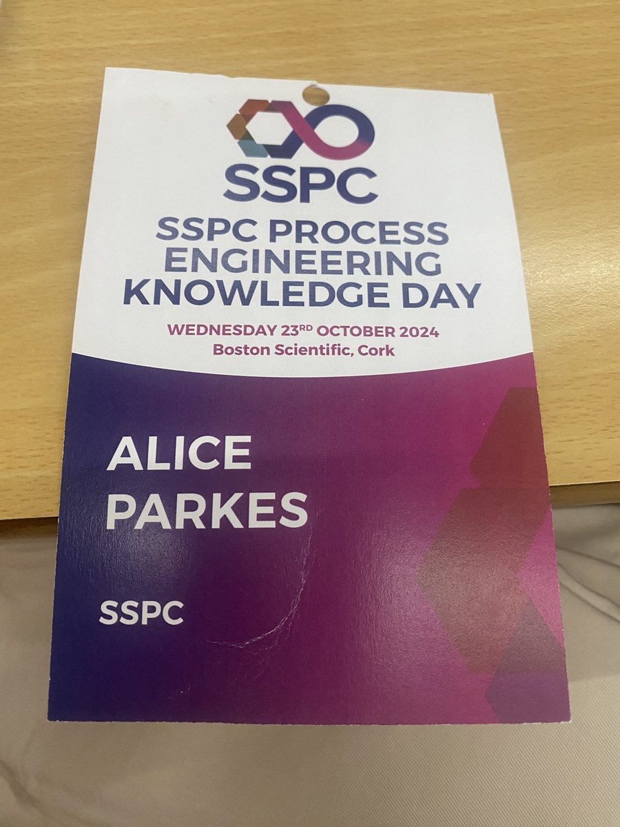 Great to support our group member <a href="/lauraellenfoley/">Laura Foley</a> presenting at the <a href="/SSPCentre/">SSPC</a> Process Engineering Knowledge Day at Boston Scientific in Cork last Wednesday