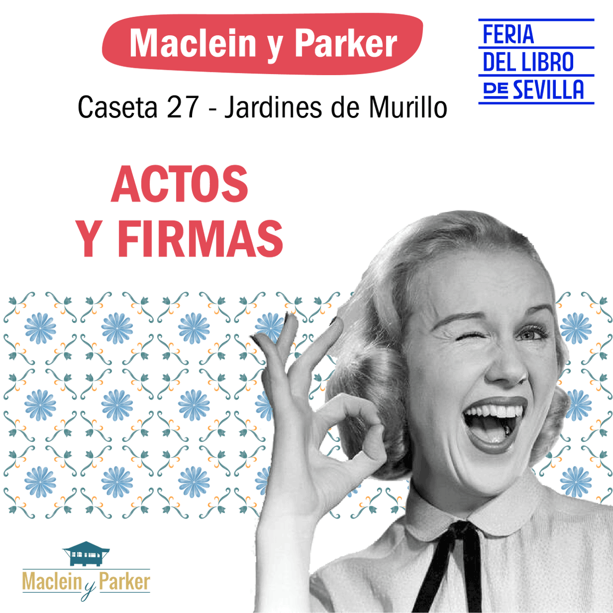 MacleinyParker's tweet photo. ¡Ya comenzó la Feria del Libro de Sevilla!
Aquí os dejamos todos los actos y firmas que tendremos hasta el 3 de noviembre en nuestra caseta nº27 (en los Jardines de Murillo). https://t.co/EM2gnY719u