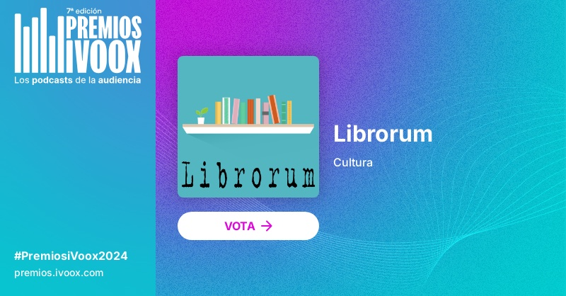 Vanessa 🤘❤️ @librorumpodcast (@van_hessa) on Twitter photo Recuerda que tienes hasta el 3 de noviembre para votar por <a href="/LibrorumPodcast/">librorum_podcast</a> en los #PremiosiVoox2024 💜📚
#podcast <a href="/ivoox/">iVoox</a> <a href="/SonsPodcasts/">Sons Podcasts</a>
go.ivoox.com/wv/premios24?c… Recuerda que tienes hasta el 3 de noviembre para votar por <a href="/LibrorumPodcast/">librorum_podcast</a> en los #PremiosiVoox2024 💜📚
#podcast <a href="/ivoox/">iVoox</a> <a href="/SonsPodcasts/">Sons Podcasts</a>
go.ivoox.com/wv/premios24?c…