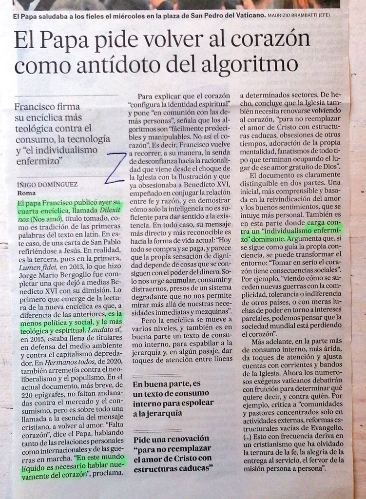 Es un error grande seguir contraponiendo racionalidad y emociones, como si la neurociencia del último medio siglo no hubiese existido. No hay buena racionalidad sin buenas emociones. El papá Francisco está más actualizado en ciencia que el periodista...