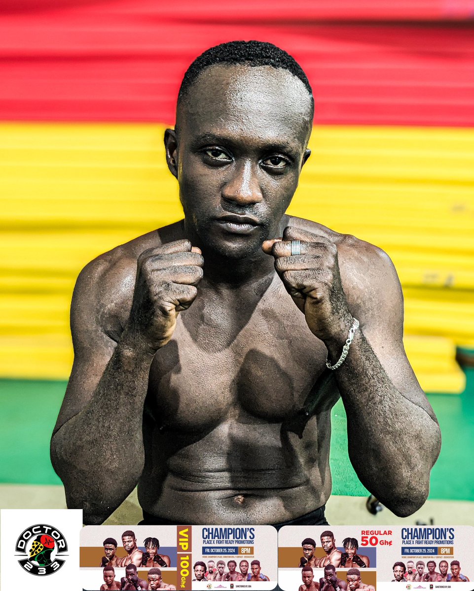 ghanadoctor233's tweet photo. I'm stepping into the ring for my professional boxing debut!
Years in medicine have sharpened my mind, it’s time to pierce the heart of my enemies.
Get ready—I'm coming for victory! 🥊 #BoxingDebut #Unleashed https://t.co/t9nfe0q2RZ