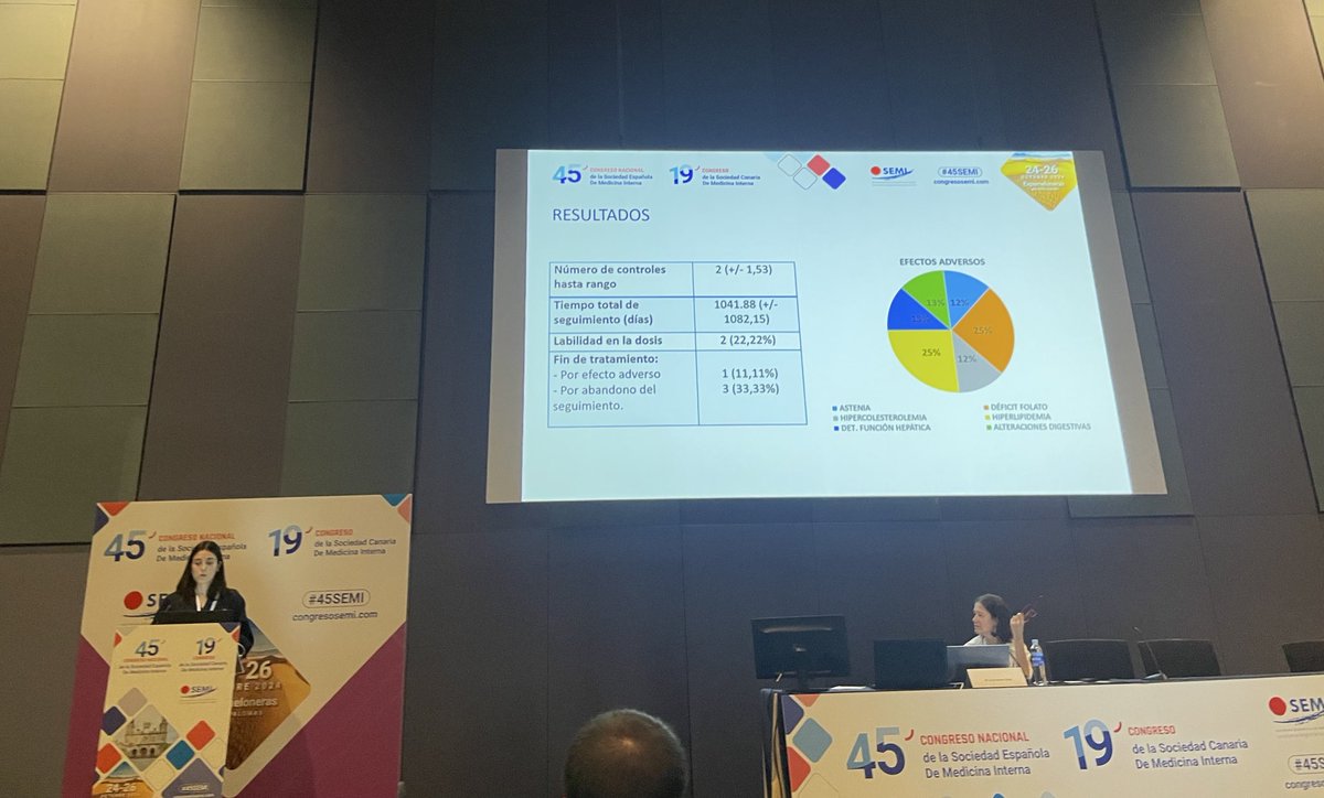 LuciaOrdieres's tweet photo. La Dra. Huergo estrena la mañana de ciencia en #45SEMI 🔥 hablando del tratamiento con sirólimus en pacientes con malformaciones vasculares.
#EEMM #vascular #sirolimus #science https://t.co/hSFFvbvfrR
