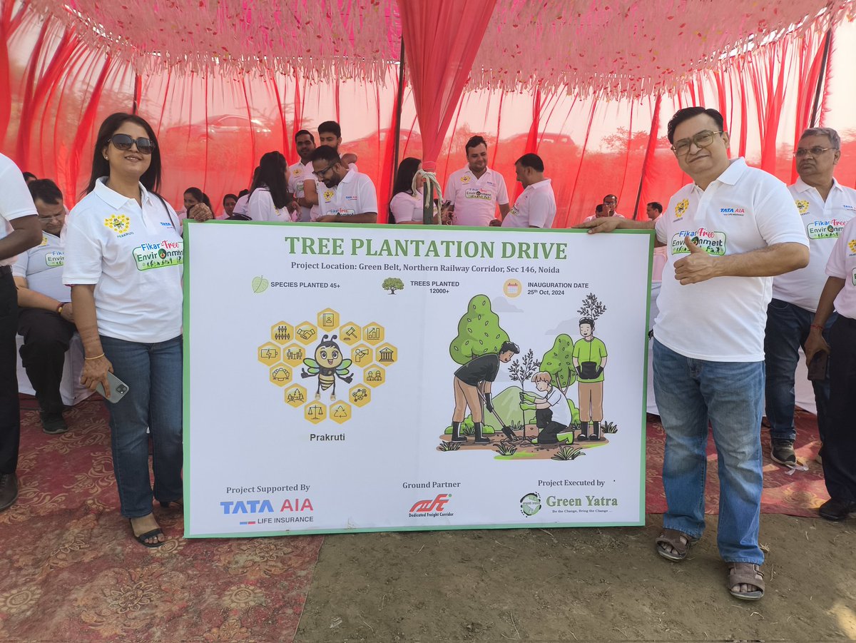 FinancialAegis's tweet photo. "In the end, we only regret the chances we didn't take." #ratantata
Today #TataAIALifeInsurance organised a #plantatree campaign 
#JiyoBefikar live life to the fullest 
#lifeinsurance #lifeinsuranceagent #healthinsurance 
📱 9650202866
Ashish Gangal 
@FinancialAegis @BimaGurukul https://t.co/hKMWQBF329
