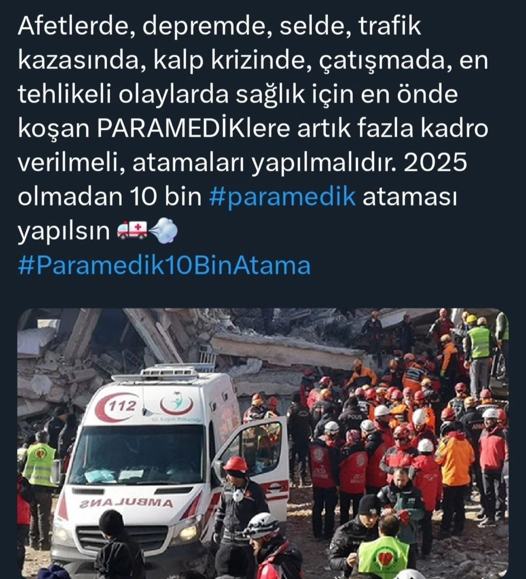 #paramedikatamalarıarttırılsın
.
.
.
.
.
.
.
.
.
.
<a href="/RTErdogan/">Recep Tayyip Erdoğan</a> 
<a href="/saglikbakanligi/">T.C. Sağlık Bakanlığı</a> 
<a href="/drmemisoglu/">Prof. Dr. Kemal Memişoğlu</a>