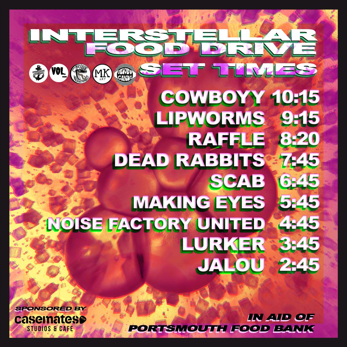 StrongIslandRec's tweet image. Tomorrow, we have the Interstellar Food Drive in support of Portsmouth Food Bank. Some of the finest acts from Hampshire join us, plus we have a mega raffle to help raise funds. Entry for the event itself is a donation of non-perishable goods. See you there.