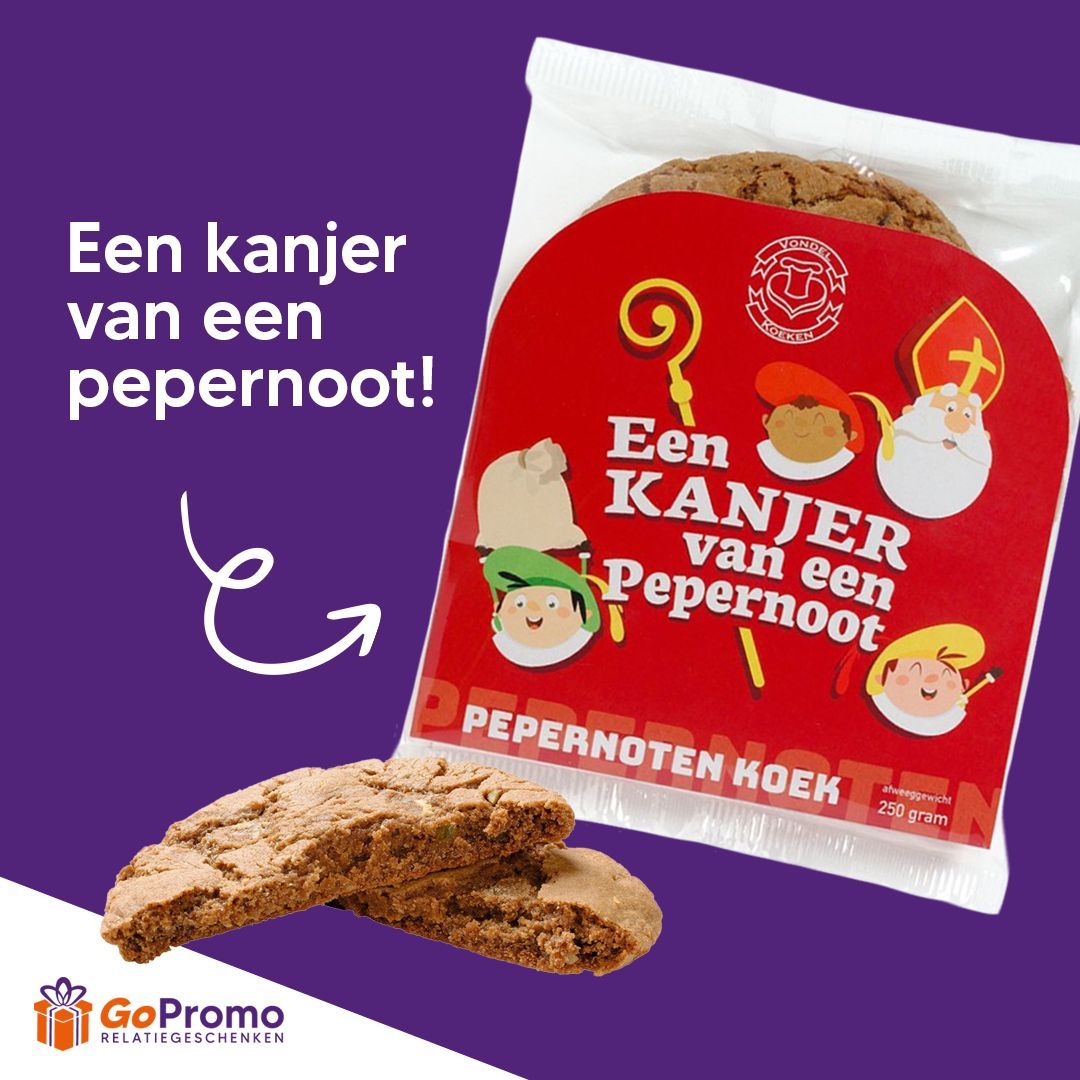 GoPromo_'s tweet photo. Verras je relaties met een #kanjer van een #pepernoot! 🎁 De enige echte #pepernotenkoek van #Vondelkoeken, #ambachtelijk gebakken zonder kunstmatige toevoegingen. Heerlijk #vers en weegt maar liefst 𝟮𝟱𝟬 𝗴𝗿𝗮𝗺! 🍪 

📞0181-484667 📧sales@gopromo.nl

#GoPromo #Sinterklaas https://t.co/u0Wzui3XdE