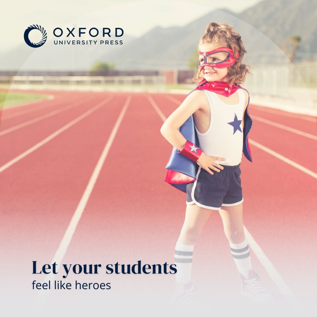 ➝ Let your students become the heroes of their own stories! Encourage them to dive into English books that transport them to different places and times, sparking imagination and language growth. -&gt; oxelt.gl/4h8czF8

#readingislike #letyourstudents #ELT
