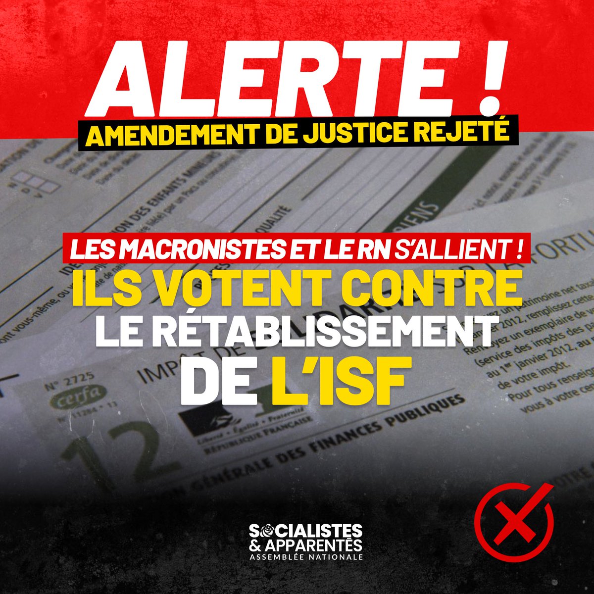 Députés Socialistes et apparentés tweet media