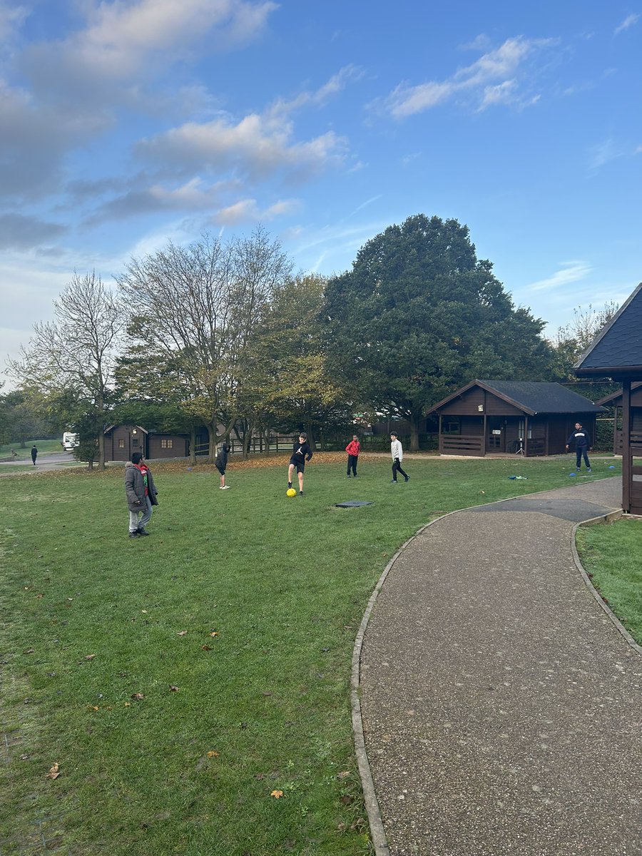 Good morning! It’s another beautiful day here at Danbury. We’re just having a quick game of football before we go out on our final activity.