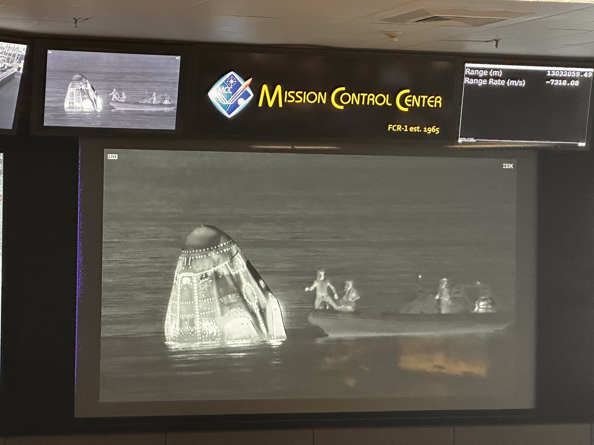 Explorer_Flight's tweet image. Crew 8 splashdown. I can’t wait to celebrate with this crew.