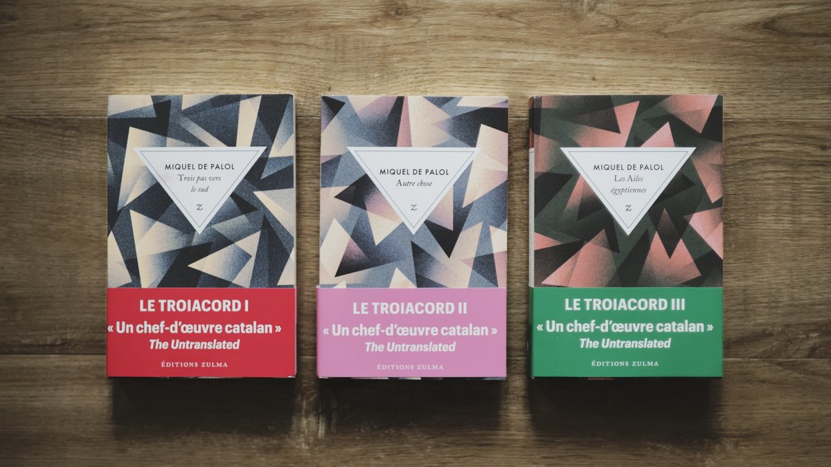 🎁 On m'a passé pour vous les 3 premiers tomes du Troiacord de Miquel de Palol.

Participation jusqu'à la fin du week-end.
Comme d'habitude, si vous en êtes, un message dessous pour que je vous comptabilise. Merde à vous 🤞