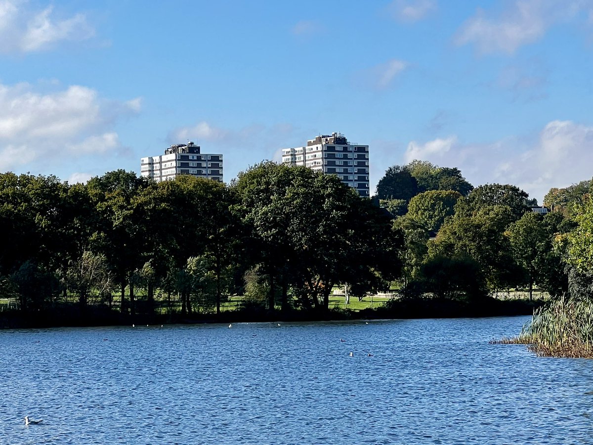 A beautiful autumn day in Wimbledon Park yesterday, 24th October