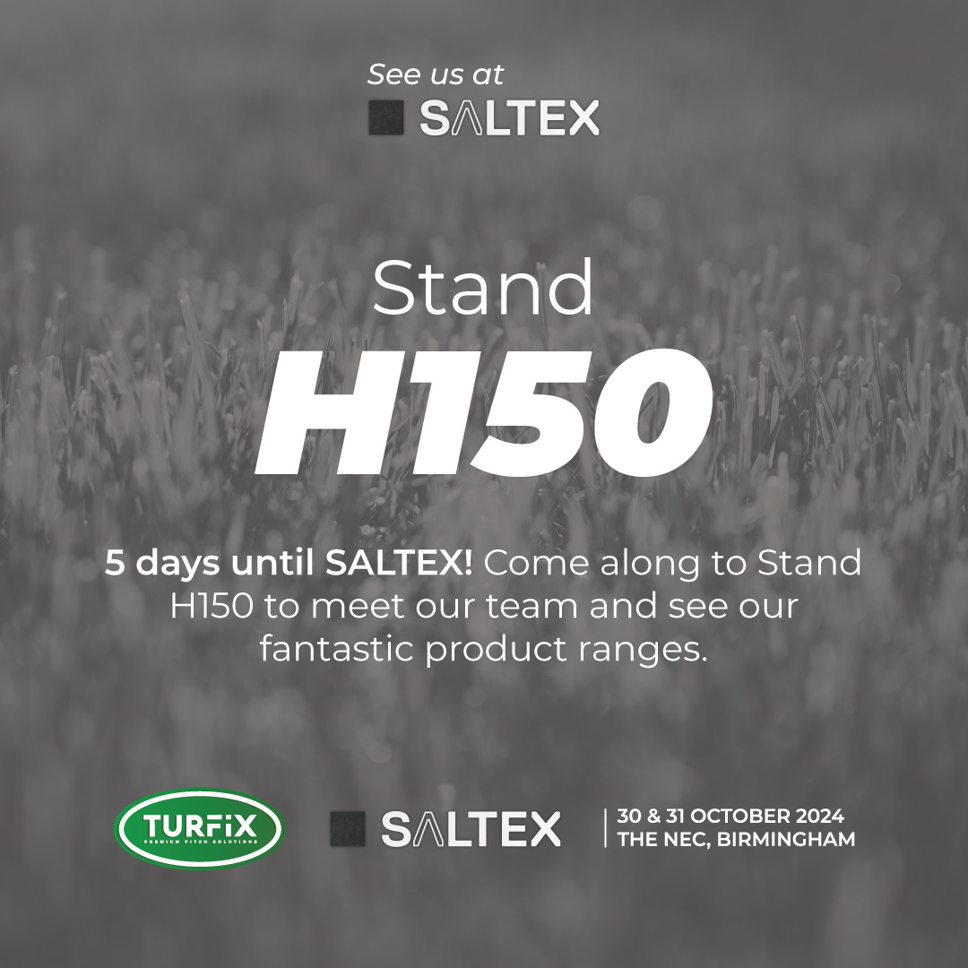 5️⃣ DAYS UNTIL SALTEX '24

Our team can't wait to exhibit at this year's <a href="/SALTEX_show/">SALTEX | Turf Management Show</a> grounds management show at the NEC, Birmingham on October 30 &amp; 31 👏

Come say hello at Stand H150 and learn how we can provide premium pitch solutions tailored to your needs!

#SALTEX2024