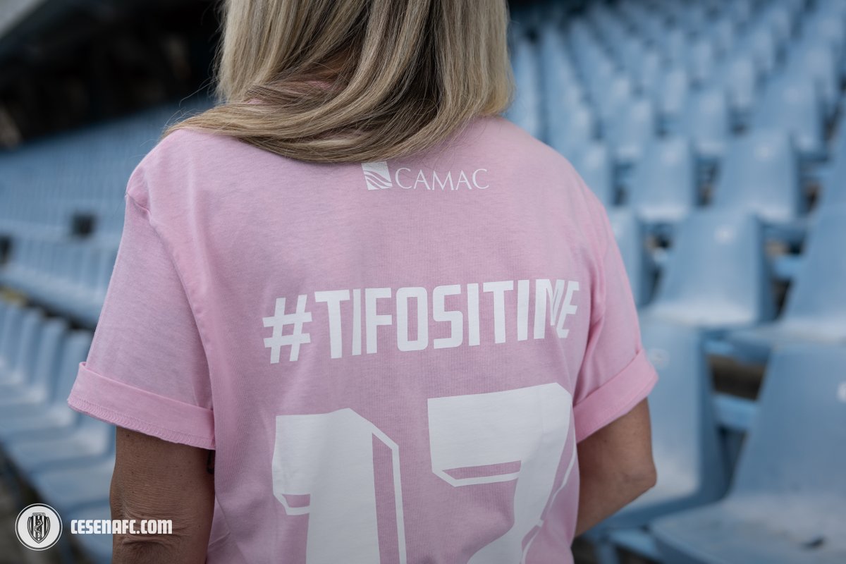 calciocesenafc's tweet photo. ❤ In occasione dell' #ottobrerosa il #CesenaFC, in collab con @babbi_1952 , #LILT e #Camac, regalerà 2700 t-shirt #tifositime edition prima del match vs #Brescia.
‼ 2700 modi per ricordarci l'importanza di una diagnosi tempestiva

➡️ info : https://t.co/LLDKhrCTxU https://t.co/hgrhg61Q6E