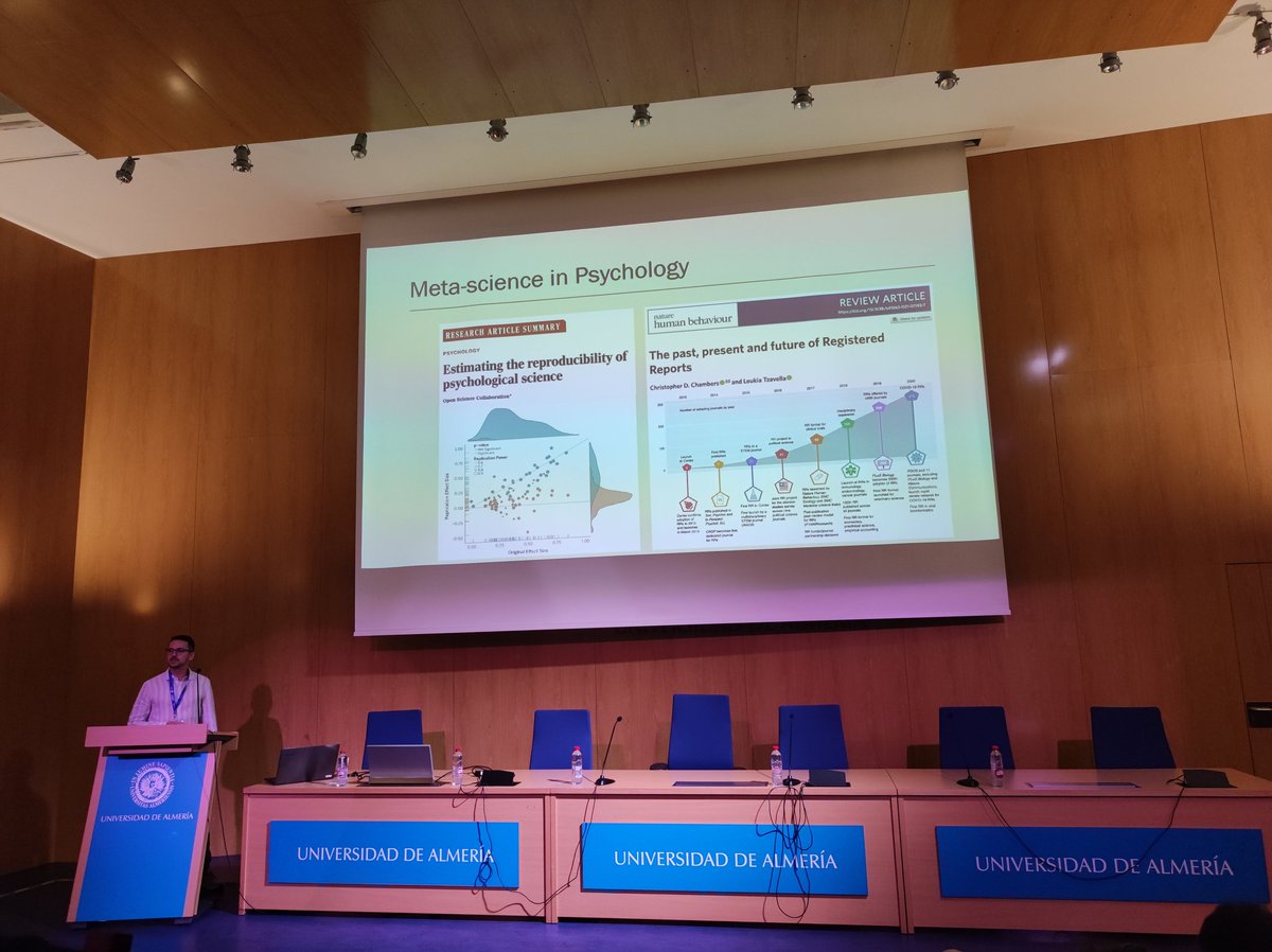 Da comienzo el ultimo día del congreso #Sepex2024. Una de las sesiones orales matutinas se ha centrado en la meta-ciencia.