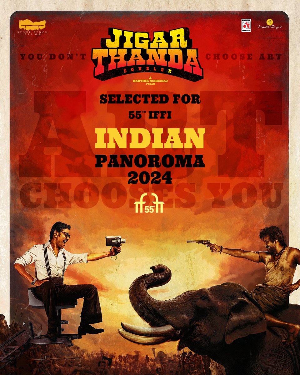 #JigarthandaDoubleX @ 55th #IFFIIndianPanorama 2024 🙏🏼🙏🏼