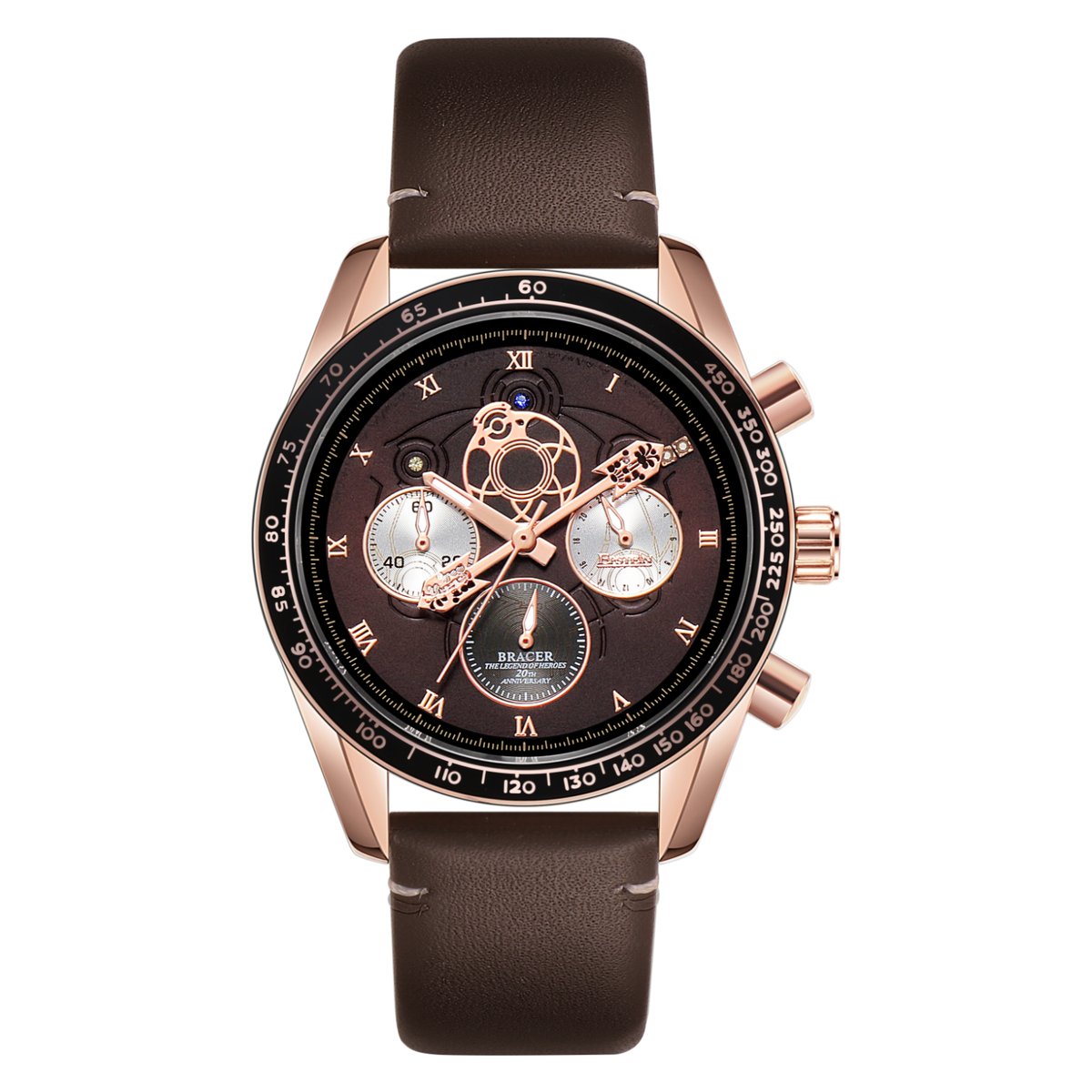 英雄伝説 軌跡シリーズ20周年記念 空の軌跡 ブレイサークロノグラフ腕時計 英雄伝説 軌跡シリーズ20周年記念 空の軌跡 ブレイサークロノグラフ