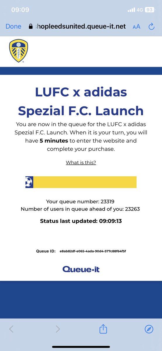 No #lufc Spezial gear for me then.