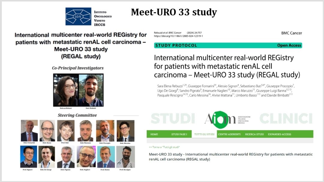 Prognostic scores and the top 10 priorities in mRCC: Meet URO score and Meet URO 33 study available!!!