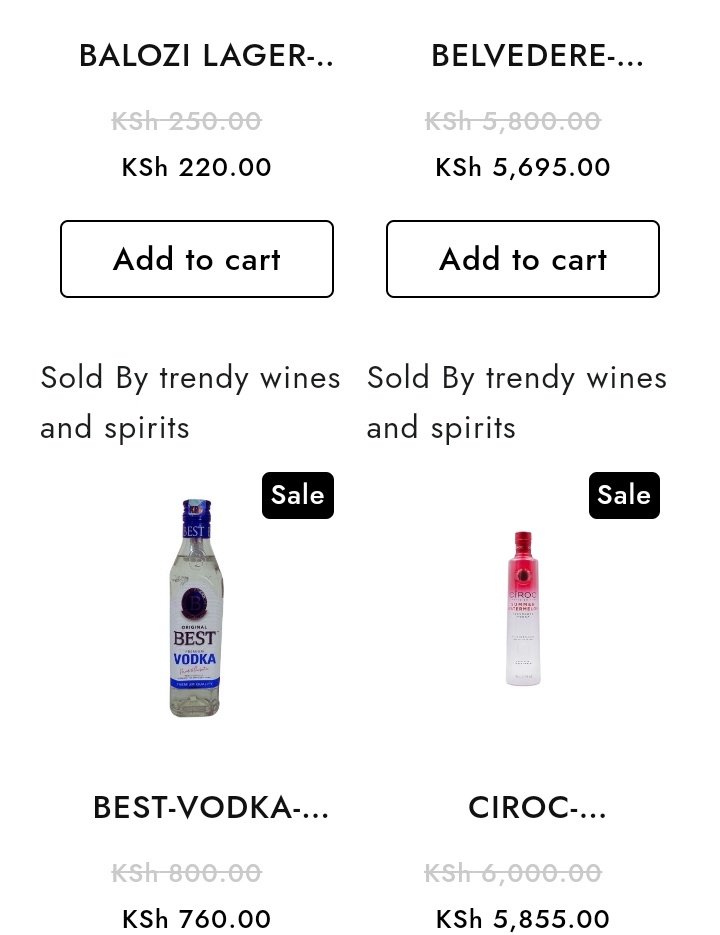 store_trendify's tweet image. Happy Friday na ni end month wasee. ๐ป๐ธ Kama uko ready ku-kickstart weekend na kusherehekea payslip, Trendify imekufikia na madeal moto za alcohol na beverages. Cheki site yetu ujisort na drinks za kufunga wiki, from fine wines to cold beers. Twende kazi. ๐ #EndMonthVibes