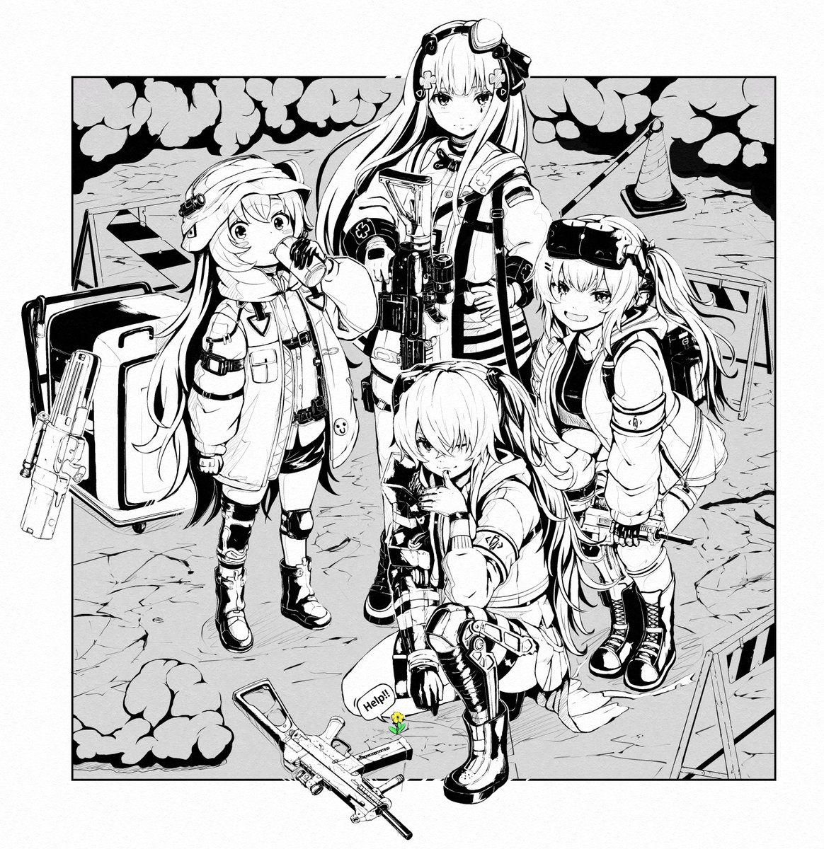 まえ～にpixivにあげていたやつ
xにはあげてなかったと思います
たぶん…
#ドルフロ 