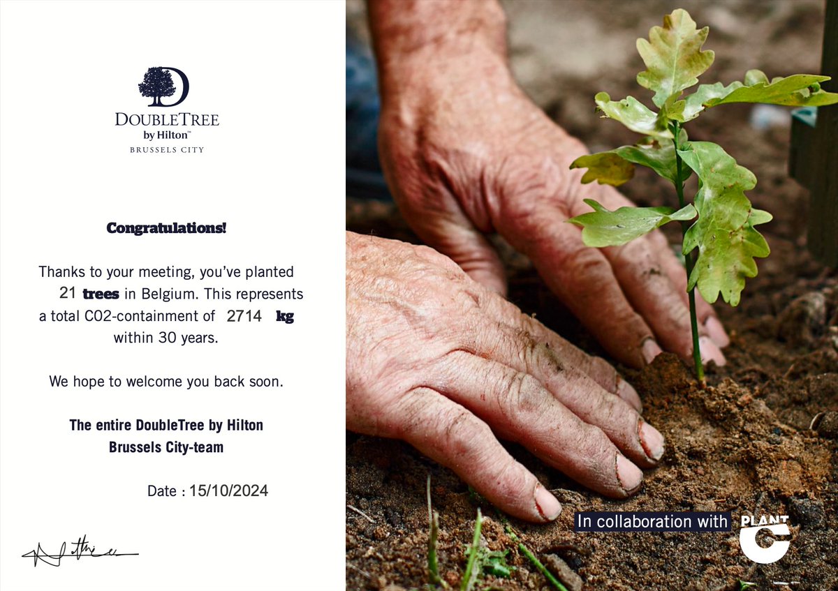 helloheatpumps's tweet image. 🌍🌱 #HPForum 2024 for a greener future!

Our event at DoubleTree by Hilton contributed to planting 21 trees that will contain 2,714 kg of CO2 over the next 30 years!🌳

We also donated for each speaker to support @GoodPlanet_ work in sustainability.

And we’ll do even better!🙌