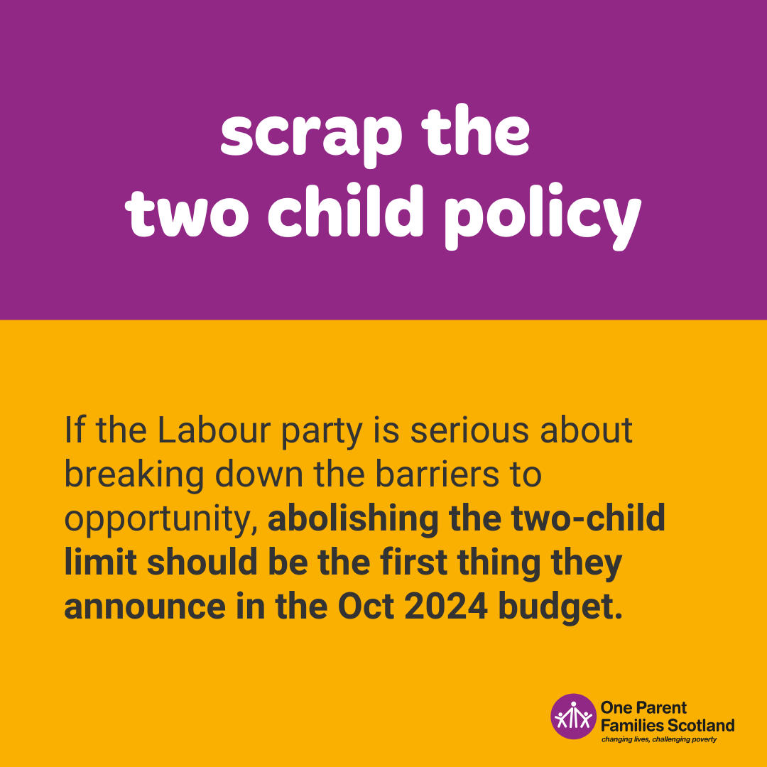 OPFS's tweet photo. We wrote to all Scot MPs ahead of #AutumnBudget, asking if they’ll back removing the #2ChildPolicy.

Removing this cruel policy would cost @GOVUK £2.5bn—a small sum compared to the harm it causes + could lift 490k children out of poverty.

More: https://t.co/NL2Nn7XQqX https://t.co/TvqzgKhZzY