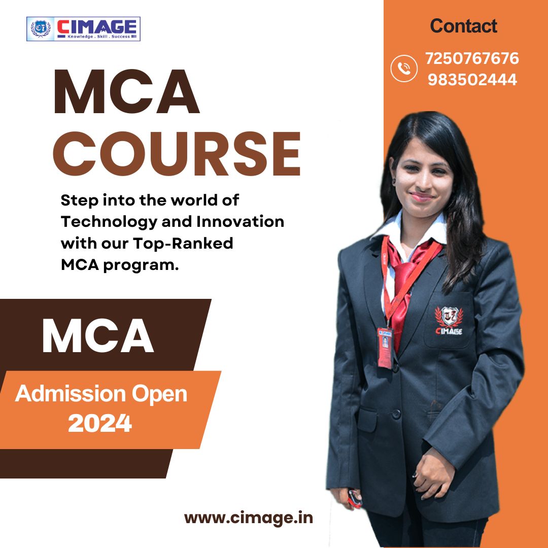 cimagecollege's tweet image. MCA Admissions Open 2024 at CIMAGE! 
Step into the world of technology and innovation with our top-ranked MCA program. 
Your Tech Career starts here!
Apply Link: lnkd.in/g_wH_YiR 
#mca #mcacourse #Admission