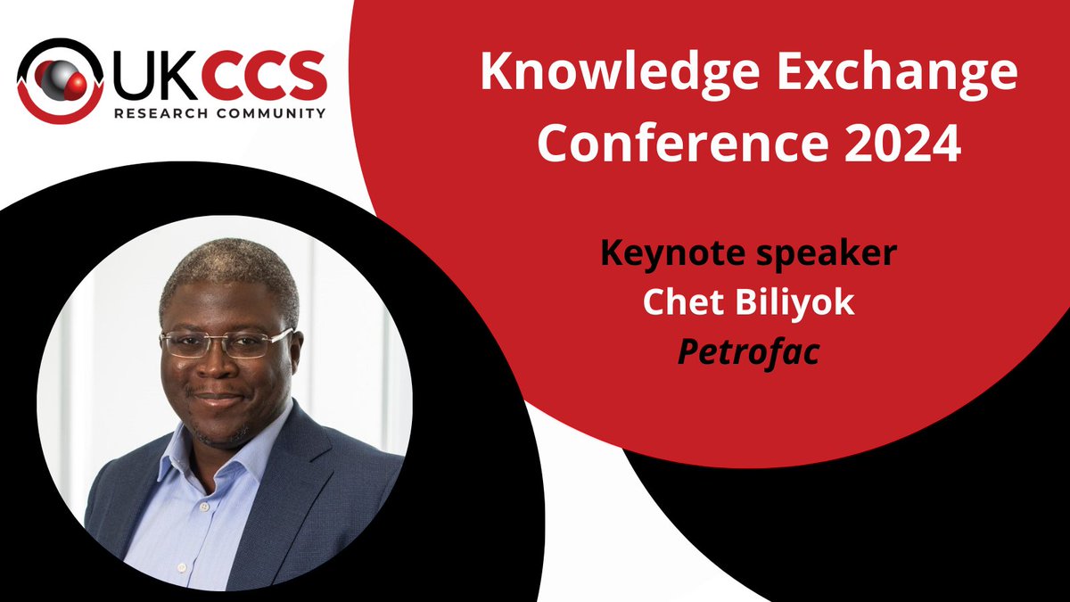 Also thrilled to announce that the closing keynote speaker at our Knowledge Exchange Conference will be Chet Biliyok from <a href="/PetrofacGroup/">Petrofac</a>!

Registrations close on Tuesday (29th) - more info and book here: ukccsrc.ac.uk/knowledge-exch…