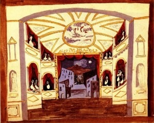 Today, we are celebrating Pablo Picasso's 143rd birthday jointly with World Opera Day to remember that he created the dancing costumes and scene design of Igor Stravinsky's ballet Pulcinella, in which Mount Vesuvius looms in the background in 1924.